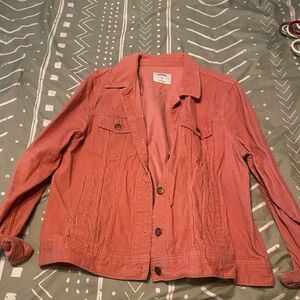 SOLD Old Navy Women's Coral Corduroy Jacket